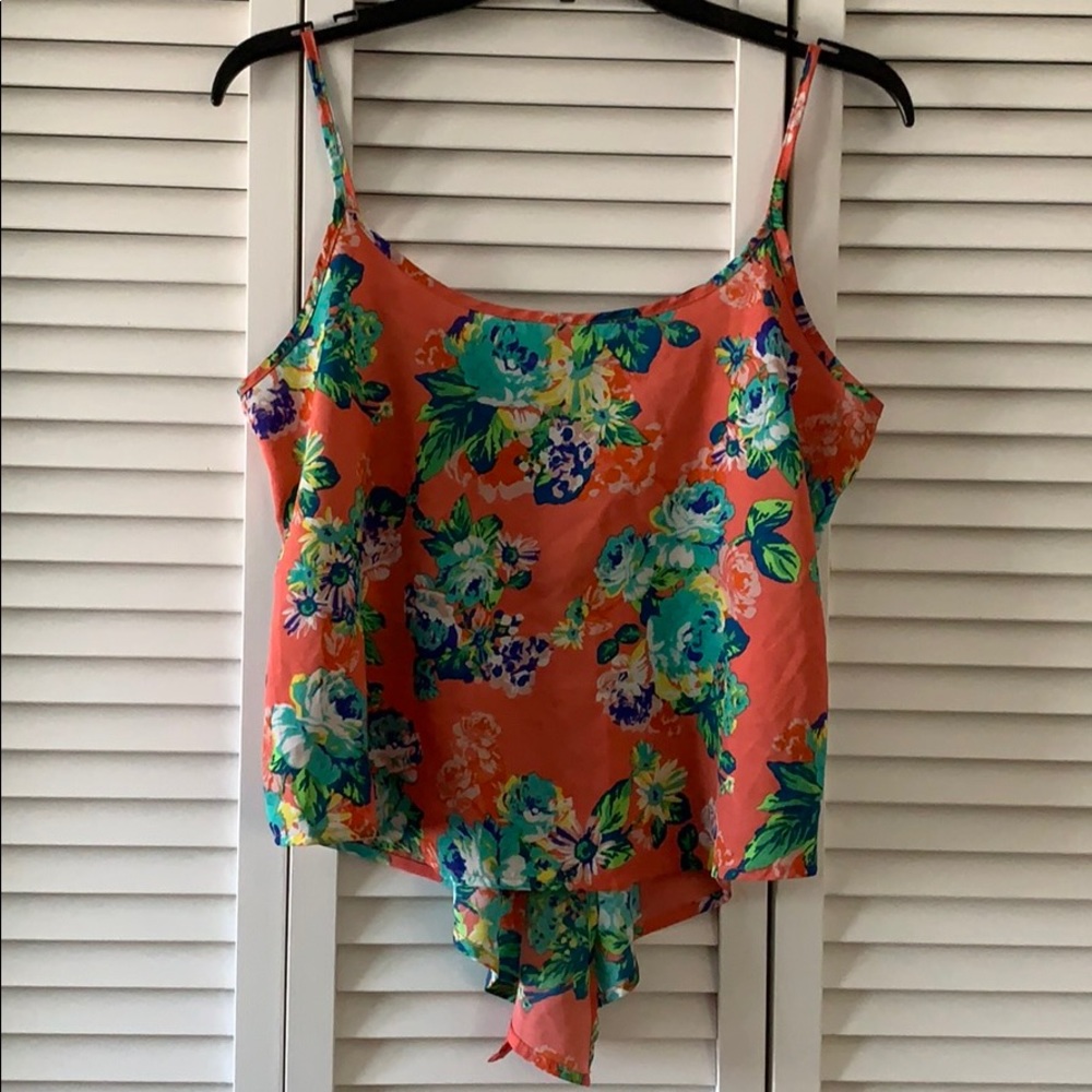 Floral top.